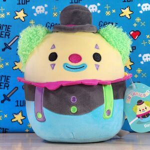 Squishmallow Resul the Clown 8" UltraSoft Stuffed Blacklight Squad Toy Plush NWT